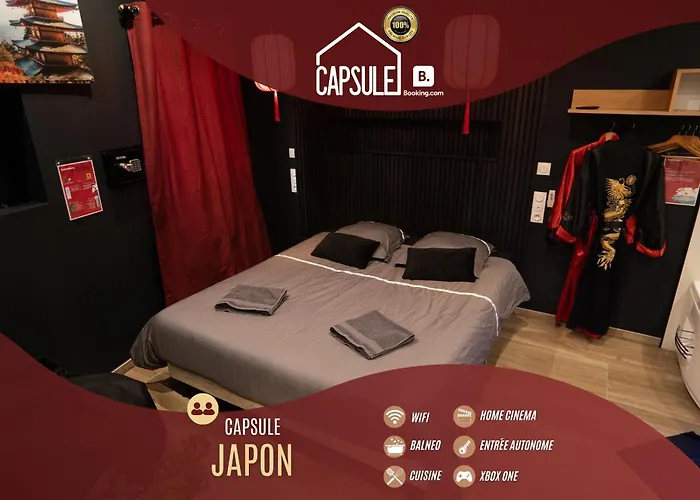 Capsule Japon - Jacuzzi - Netflix & Ecran Cinema - Xbox